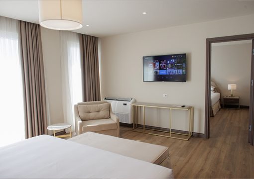Two Bedroom Family Suite with Balcony – Secondary Building