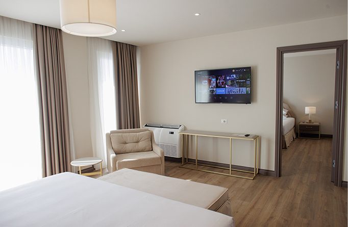 Two Bedroom Family Suite with Balcony – Secondary Building